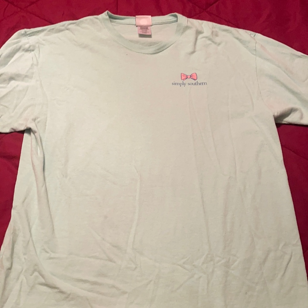 Short sleeve mint green tee